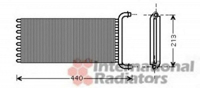 VAN WEZEL 30006441 -  Теплообменник, отопление салона